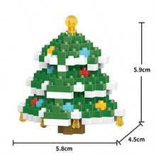 兼容小颗粒积木 圣诞系列积木 熊猫积木 动物积木 圣诞老人 圣诞雪人 圣诞树 圣诞麋鹿 圣诞苹果熊 圣诞企鹅 精灵 圣诞雪橇