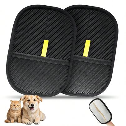 Pet Hair Removal Glove, Reusable Cat Dog Electrostatic Hair Remover Grooming Glove Brush Tool