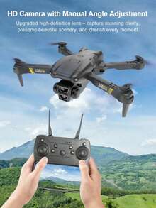 CASRRA The High-Definition Dual-Camera Foldable Quadcopter Drone E99 Features Optical Flow Hovering Function, Is Equipped With A Large-Capacity Battery, And Is Easy To Operate. It Is An Entry-Level Remote-Controlled Drone And An Excellent Gift For Birthdays, Christmas, Thanksgiving, And Halloween.