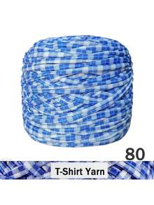 2/1 pieza Hilo de camiseta degradado, grande 300g/unidad - 2cm de ancho, hilo tejido de punto, suave y versátil para manualidades DIY, usado para ganchillo y tejido de bolsos, cojines, muñecas, mantas de almacenamiento, zapatillas, proyectos de ganchillo artesanal, disponible en múltiples colores, hilo multicolor, hilo de poliéster, hilo acrílico, hilo de ganchillo, hilo para manualidades, bolas de hilo vibrante, material de manualidades versátil, accesorios y suministros de tejido