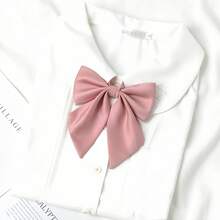 1pc/6pcs Set Adjustable Classic Colorful Bow Tie For Women, Suitable For School Ceremonies, Restaurants, Festivals, Parties, Valentine's Day And Other Occasions - Red - View 6