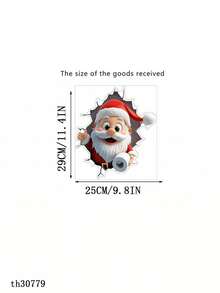 1 zestaw świątecznych dekoracji łazienkowych z Mikołajem i Łosiem - samoprzylepne, wodoodporne, zdejmowane naklejki na toaletę z PVC, odpowiednie do domu, dekoracji imprezowych, idealne na świąteczne przyjęcia, do salonu, sypialni, szafki, przedpokoju itp., uatrakcyjnij wystrój pokoju