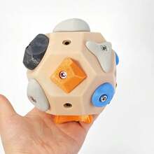 1pc Handmade Rock Texture Climbing Trainer - Portable Finger Strength Training Device With Non-Slip Grip And Realistic Rock Surface Texture, Available In Multiple Colors (Black, Gray, Blue, Orange, White) - Durable Fitness Ball For Indoor/Outdoor Use, Enhances Core Strength And Climbing Practice - Ideal Gift For Climbers, Gym And Outdoor Enthusiasts - Multicolor - View 8