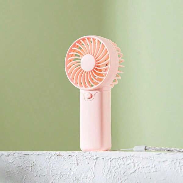 1pc Portable Handheld Cooling Fan - No Battery Needed, One-Click Operation, Compact & Lightweight Personal Mini Cooling Device For Summer Relief, Home & Outdoor Use, Cooling Fan Portable, Sleek Design, Userfriendly Design