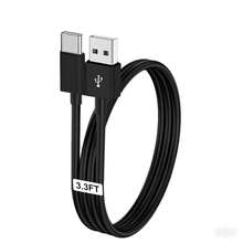 1~3 条 USB A 转 USB C 快速充电线，3 英尺/6 英尺长车载充电器 Type C 线，兼容 17 16 15 Pro/Pro Max/Plus，兼容三星 Galaxy S25 S24 S23 S22 S21 S20 S10 A55 A54 翻盖手机 - 黑色 - 查看 10