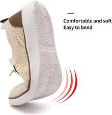 Mens Slip On Loafers Boat Shoes Non Slip Walking Shoes Running Shoes Fashion Sneakers For Men Comfort Lightweight Breathable Casual Office Shoes-20256688 - 米色 - 查看 11