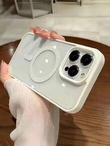 豪华磁吸充电壳适用于 17 16 15 14 13 12 11 Pro Plus Max Air XSmax XR X/Xs 7/8 Plus 7/8 超透明亚克力超薄外壳 - 紫色 - 查看 10