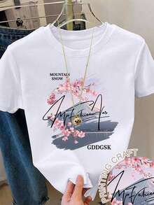 Tops mujeres camisetas gráficas mujeres disfraz halloween mujer trajes de vacaciones mujeres Ropa para el hogar Camisa - Blanco - Ver 1