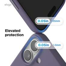 Elago High Quality Magnetic Liquid Silicone Case For IPhone 17, Compatible With MagSafe, Liquid Silicone Material, Protective Cover, Shockproof, Slim Phone, Fashion, Velvet - For Men, For Women, Luxury, Fashion, Minimalist - Hoa Oải Hương Sâu - Xem 9