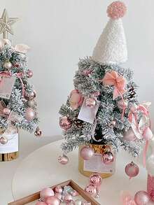 30pcs Christmas Ball, Tree Topper, Gift Box Set - Colorful Shatterproof Plastic Ornament Balls For Christmas Tree Decoration, Holiday Party And Wedding Decor - Multicolor - View 6