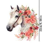 1 pièce / 2 pièces / 3 pièces Transferts à motif floral à repasser, convenant aux vêtements, t-shirts, masques, gilets, vestes, sweats à capuche, oreillers, jeans, sacs à dos, etc. Autocollants lavables de haute qualité