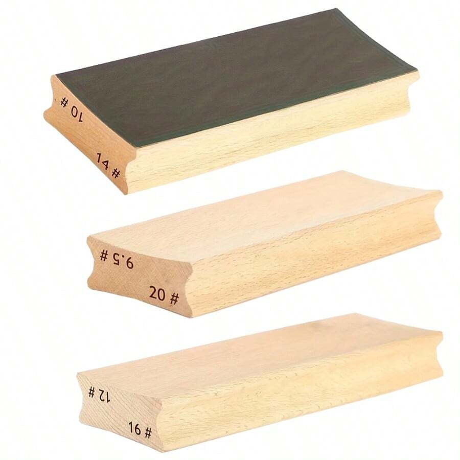 Tabla de guitarra de doble uso, que contiene lija, opciones de 10#&14#, 9.5#&20#, 12#&16#, bloque de lijado de radio de doble vía para nivelar el diapasón - Herramienta de lutier para lijar (el color de la lija es aleatorio)