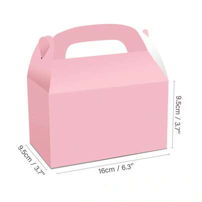 10pcs Portable Gift Boxes, Wedding Cake Gift Boxes, Birthday Party Favor Boxes, Creative Candy Chocolate Paper Boxes