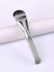 1 Stück Foundation Make-up Pinsel, Gesichtsmaske Pinsel, ultra-dünner Paddle Foundation Pinsel, runder Konturpinsel für das Gesicht, flacher Konturpinsel, Multifunktions