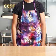 Delantal ajustable con bolsillos Funny Guy Mugs - Delantal de taco - Ver 2