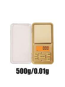 1pc Mini Jewelry Scale, Kitchen Scale, Removable Lid, With Unit Conversion Function, 200G Digital Jewelry Scale, Portable Pocket Scale G Oz, LCD Display, Food Scale, Gold Scale. Battery Not Included [ New Year ]