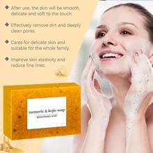 Lemon Turmeric KojicAcid Soap, Turmeric & Kojic Acid Brightening Soap, DarkSpot Remover, Kojic Acid Soap, Soap Body CareBody Wash Lemon Flawless Organic