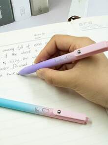 LICVIC Custom Gel Pens With Name,Personalized Teacher Pens,Customized Ballpoint Pen,Customizable Gradient Writech Pens,Birthday Gifts,Teacher's Day,Anniversary,Graduation Gifts,Christmas,Back To School Supplies,Valentine's Day,Kids,Daily,School,Student,Friend,Men,Women,Home,Business,Work,Office - Style a - View 3