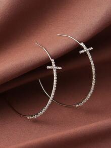 1 Pair Halloween Creative Personalized Dark Style Transparent Resin Heart Earrings, Suitable For Women's Party, Club Wear. Note: Dyed Colors May Have Slight Variations.