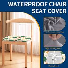 1/4/6/40 buc Brad de Crăciun verde cu globuri galbene ornamentale; Cutii de cadou colorate cu hârtie de împachetat și panglici; Bomboane și bastoane de acadea imprimate; Husă de scaun detașabilă și elastică din fibră de lapte, huse pătrate pentru scaune pentru sufragerie, bucătărie, restaurant, scaune de hotel, husă moale pentru pernă.