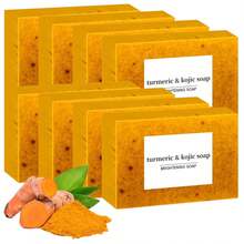 Lemon Turmeric KojicAcid Soap, Turmeric & Kojic Acid Brightening Soap, DarkSpot Remover, Kojic Acid Soap, Soap Body CareBody Wash Lemon Flawless Organic