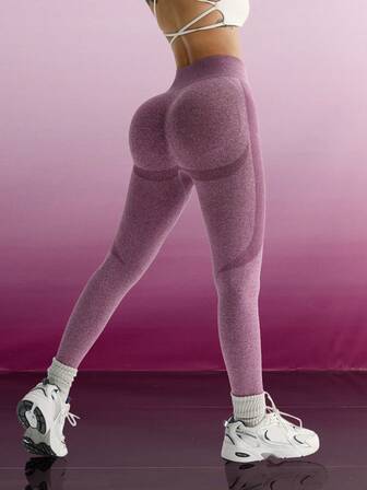 Sömlösa leggings för kvinnor, lämpliga för träning, yoga, vandring, utomhus, fritidsaktiviteter, pilates, cykling
