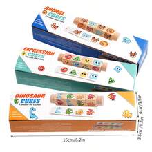 Đồ chơi Montessori cho bé trai bé gái Đồ chơi trí tuệ Khối xoay xoay Đồ chơi xếp hình động vật bằng gỗ - Nhiều màu - Xem 12