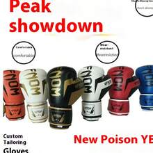 1 Stück beliebte professionelle Boxhandschuhe für Erwachsene, Muay Thai, Sanda, Sandsäcke, Jungentraining, ganzjährig unisex