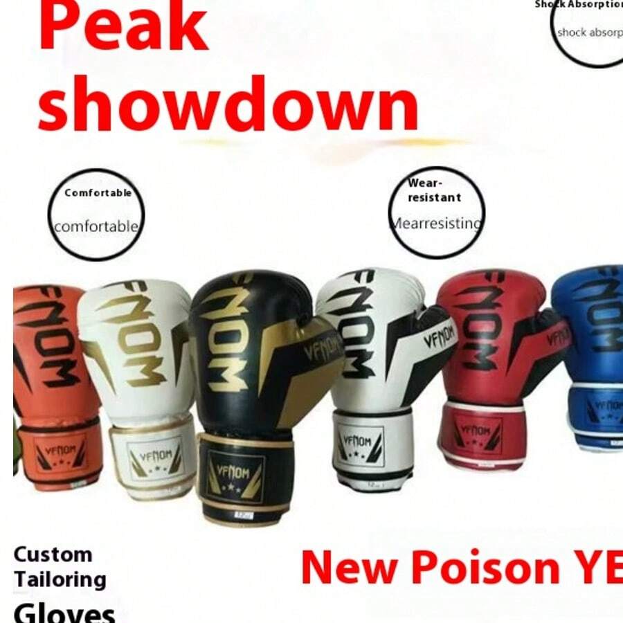 1 Stück beliebte professionelle Boxhandschuhe für Erwachsene, Muay Thai, Sanda, Sandsäcke, Jungentraining, ganzjährig unisex