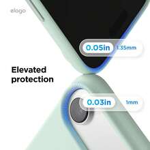 Elago Minimalist Dopamine Magnetic Liquid Silicone Case For IPhone Air, Compatible With MagSafe, Liquid Silicone Material, Protective Cover, Shockproof, Slim Phone, Fashion, Velvet - For Men, For Women, Luxury, Fashion, High Quality - bạc hà - Xem 9