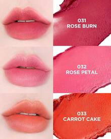 Powder Cream Lip Balm 031 Rose Burn 3.5g | Soft Matte Velvet Type Vegan Lip Balm & Creamy Powder Texture Without Exfoliation, Mother's Day - Rose Burn - Xem 2