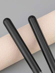 1pc Concealer Brush, For Under Eye Concealing & Nose Contouring, Soft Quality Makeup Brush, Black - Black - View 6