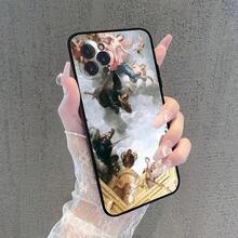 Funda de teléfono con diseño de pintura de arte renacentista compatible con  15 14 11 12 13 Mini Pro XS Max Cover 7 8 Plus X XR Funda Shell, compatible con funda de  17, funda de  17 Pro, funda de  17 Pro Max - z12 - Ver 13