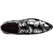Men Fashion Shoes Dress Oxford Black Brown Red Grey-20256688 - 灰色 - 查看 2