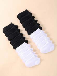 10/20/30 - Pair Random Color Set Of Unisex Baby Boat Socks.Simple And Casual Short Socks, Suitable For Toddlers As Learning - To - Walk Socks. These Socks Are Suitable For Both Baby Boys And Girls Aged 0 - 3.