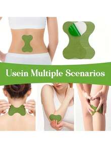 60/Pcs Waist Patch, Leg Shoulder Patch, Knee Joint Lumbar Patch, Daily Care Patch, Gentle And Non-Irritating, Can Be Given As A Gift To Relatives And Friends - Green - View 4