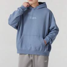 Nike Men's Casual Hooded Sweatshirt - Blue - View 4