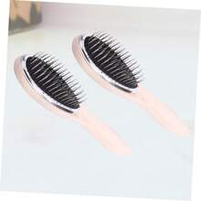 组合装专业防静电假发刷 - 钢梳、卷发刷、男女热梳、假发实用造型工具，用于理顺接发和造型（耐用且温和不伤发） - 彩色 - 查看 2