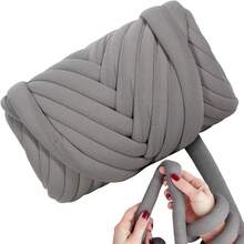 1 Roll Chunky Iceland Yarn, DIY Bag, Handmade Knitting, Pillow, Cat Bed, Super Thick Stuffing Yarn Strips, Suitable For Weaving Various Items, No Tools Needed, Hands-On Crafting For Bags, Baskets, Pillows, Pet Beds, DIY Crafts - Multicolor - View 12