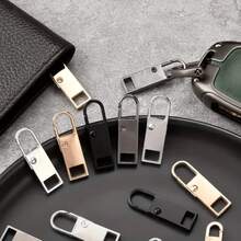 2/10件装金属拉链维修套装 - 快速修复行李箱、包袋等物品上的损坏拉链。可拆卸拉链，适用于衣物和包袋，易于安装且经久耐用，是牛仔裤和背包的理想替换拉链，包含缝纫工具。