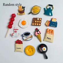 1pc/5pcs/7pcs/9pcs/11pcs/12pcs Food Fridge Magnets, Cute Decorative Magnets, Strong Resin Magnets For Kitchen, Home, Office - Multicolor - View 10