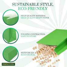 Green Paper Bags 4lb Pack Of 25 Count.@Wvz8craix