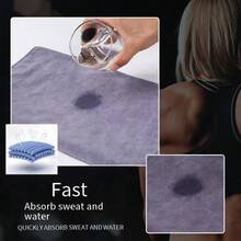 1pc Multifunctional Quick-Dry Fitness Towel, Gym Equipment Sweat Absorbent Mat, Workout Sweat Towel, Face Towel, Gym Sports Towel, Blanket, Suitable For All Seasons