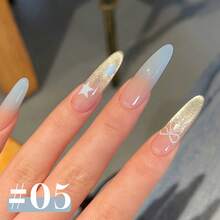 ZHIYAN 15ML/PCS 冰可可粉色凝胶指甲油套装半透明粉色蓝色果冻指甲油四季美甲美白圣诞指甲蓝色指甲粉色指甲适用于指甲 UV 光指甲 DIY 沙龙指甲美甲用品万圣节指甲 - 彩色 - 查看 12