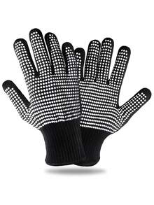WANMEI 2pcs Heat Resistant Hair Styling Gloves, Anti-Slip Heat Protect Gloves, High Temperature Resistant Curling Iron Gloves, Non-Slip Heat Resistant Gloves For Hair Styling, Salon Home Hair Care Heat Protection Gloves - Multicolor - View 12