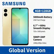 Samsung Galaxy A06 4G 智慧型手機 (4GB+128GB) (6GB+128GB) (4GB+64GB) | 6.7 吋 HD+ 大螢幕 | 50MP 三鏡頭相機 | 5000mAh 長效電池 | 側邊指紋辨識 | Android 系統升級 | 多工處理效能 | 健康與數位福祉 | 時尚設計 | 4G LTE 網路連接 | USB Type-C 介面 | 適合串流、辦公與攝影 - 金色 - 查看 10