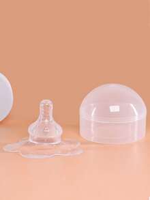 1 件婴儿哺乳乳头保护罩，防止咬伤，100% 液体硅胶乳头保护器，呵护妈妈 - 彩色 - 查看 8