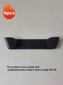 2/4 壁挂式锅盖架、厨房锅盖收纳盒、锅盖固定器、自粘式墙面安装、收纳整理器、锅盖固定器、嵌入式橱柜壁挂式安装、锅盖挂钩（黑色