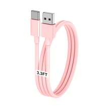 1~3pcs USB A To USB C Fast Charging Cable, Long 3FT/6FT Car Charger Type C Cable, Compatible With IPhone 17 16 15 Pro/Pro Max/Plus, Compatible With Samsung Galaxy S25 S24 S23 S22 S21 S20 S10 A55 A54 Flip Compatible With IPhone 16, 16 Pro Max, 15, 15 Plus, 15 Pro, 15 Pro Max, Compatible With Redmi, Compatible With OnePlus - Pink - View 14