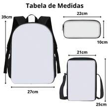 Backpack Pencil Case Lunch Box Children's School Back To School Colorful Stars Girls - Backpack Lunch Box 3052 - View 5